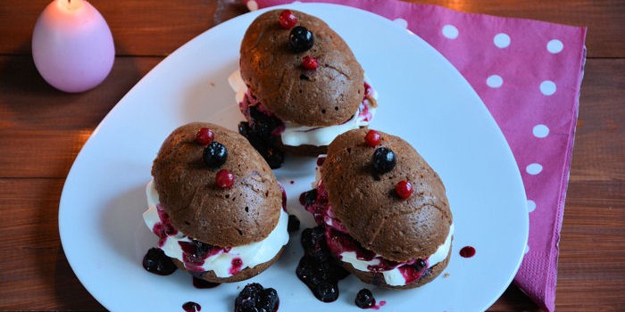 Slatka jaja sa plazmom i voćem